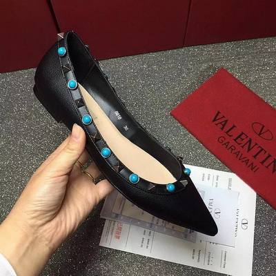 Valentino Shallow mouth flat shoes Women--007